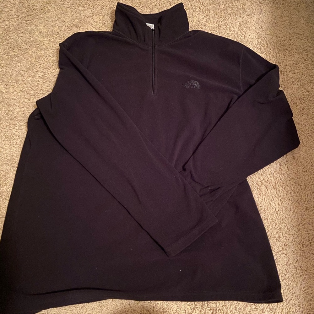 Black womens north face pullover